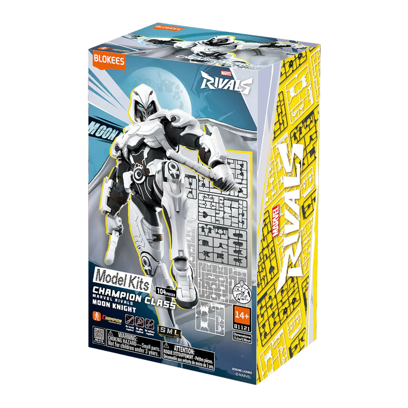 Blokees Marvel Rivals Champion Class Model Kit - Moon Knight