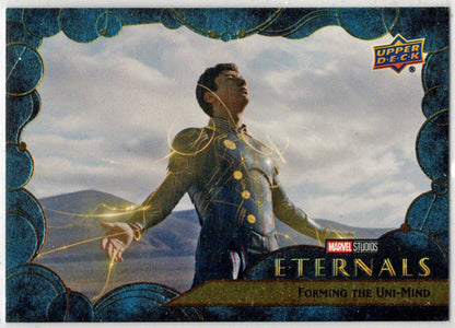 2023 Upper Deck Marvel Eternals Blue Parallel Card 51 "Forming The UniMind" /299