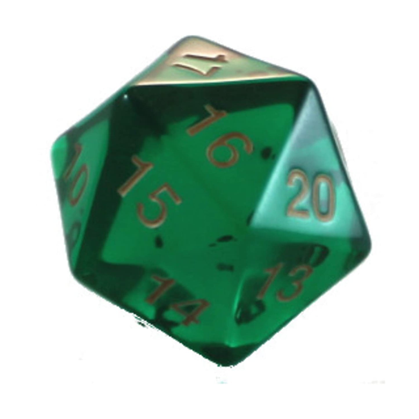 Koplow Games Spin-Down d20 55mm - Emerald Gold