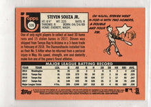 2018 Topps Heritage Mini Parallel Base Card 526 Steven Souza Jr. 061/100