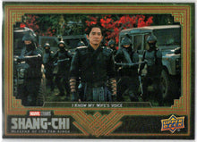 2023 Upper Deck Marvel Shang-Chi Patina High Card 52 "I Know My Wife's...” /99
