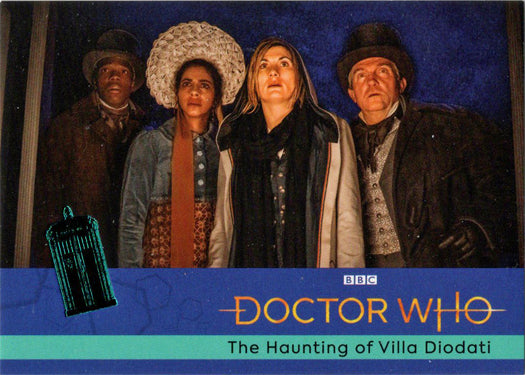 2022 Doctor Who Series 11 & 12 Teal Parallel Card 52 "The Haunting Of..." /99