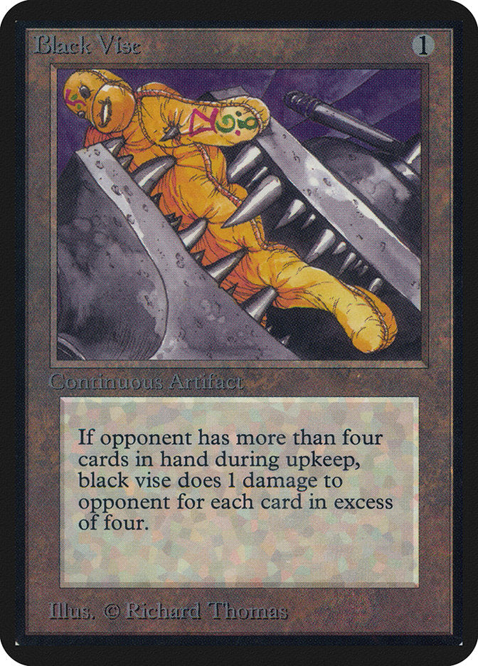 Magic: The Gathering MTG Black Vise [Alpha Edition] Graded CGC 5