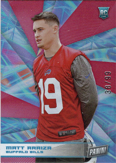 Panini Player Of The Day Football 2022 Red Foil Parallel Card 53 Matt Arazia 38/99