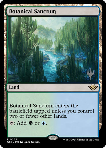 Botanical Sanctum (Promo Pack) [Outlaws of Thunder Junction Promos]