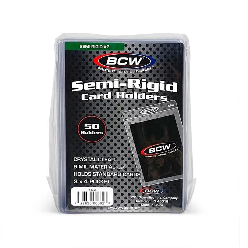 BCW Semi-Rigid Card Holder #2 - 200 Ct Box