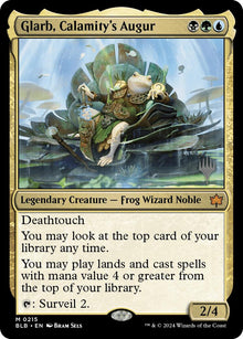 Glarb, Calamity's Augur (Promo Pack) [Bloomburrow Promos]