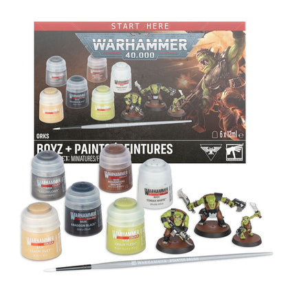 Warhammer 40k: Boyz + Paints