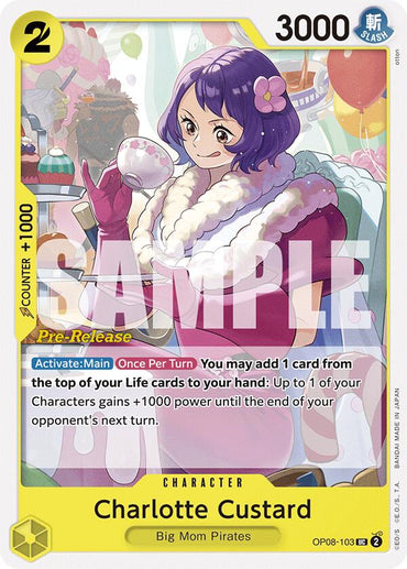 Charlotte Custard [Two Legends Pre-Release Cards]