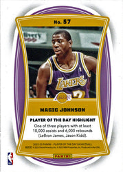 Panini Player of the Day 2022-23 Orange Foil Parallel Card 57 Magic Johnson 065/199