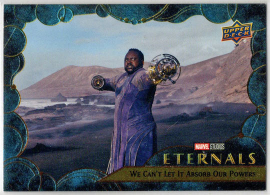 2023 Upper Deck Marvel Eternals Blue Parallel Card 57 "We Can't Let It..." /299