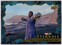 2023 Upper Deck Marvel Eternals Blue Parallel Card 57 "We Can't Let It..." /299