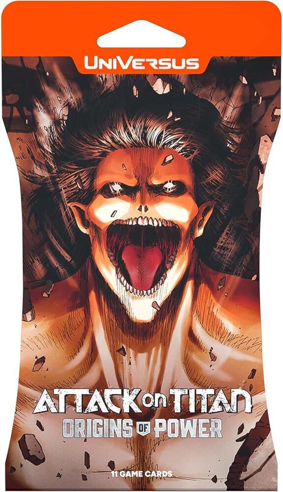 Universus CCG Attack on Titan: Origins of Power Hanging Booster Pack