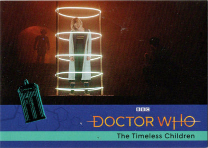 2022 Doctor Who Series 11 & 12 Teal Parallel Card 58 "The Timeless Children" /99
