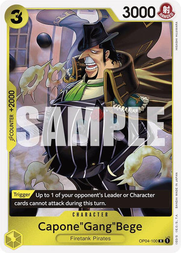 Capone"Gang"Bege (OP04-100) (Reprint) [Premium Booster -The Best-]