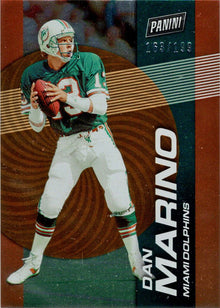 2023 Panini POTD Football Orange Foil Parallel Card 59 Dan Marino 163/199