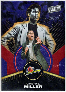 2025 Panini WNBA Player of the Day Red Parallel Card 59 Cheryl Miller 20/99