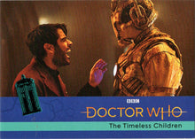 2022 Doctor Who Series 11 & 12 Teal Parallel Card 59 "The Timeless Children" /99