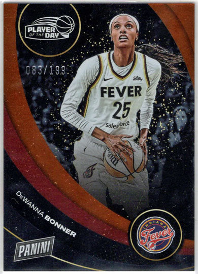 2025 Panini WNBA Player of the Day Orange Parallel Card 5 DeWanna Bonner 083/199