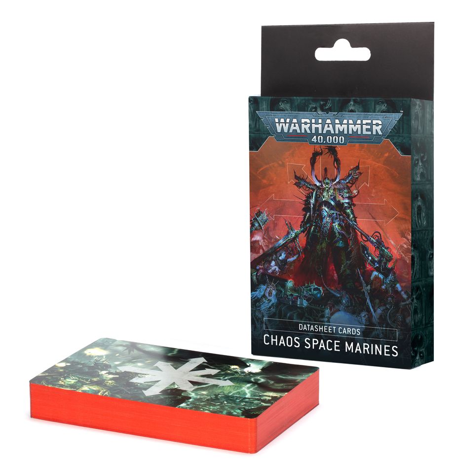 Warhammer 40k 10th Edition: Chaos Space Marines - Datasheet Cards