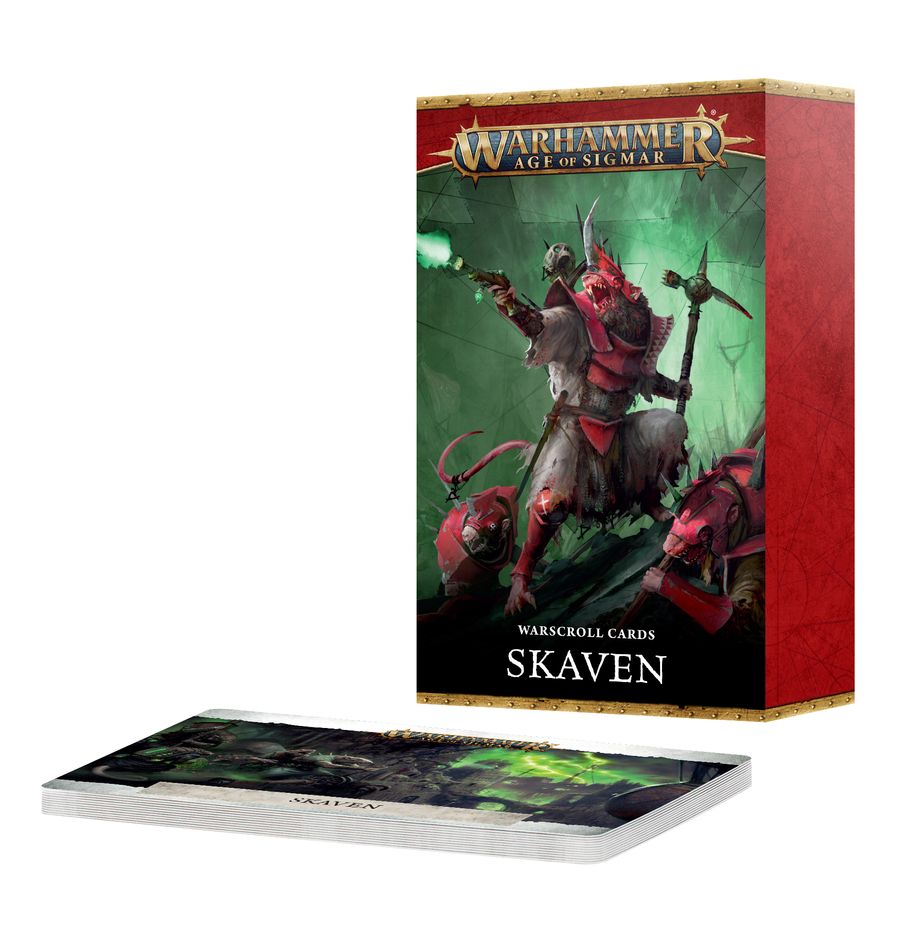 Warhammer Age of Sigmar 4th Edition: Skaven - Warscroll Cards