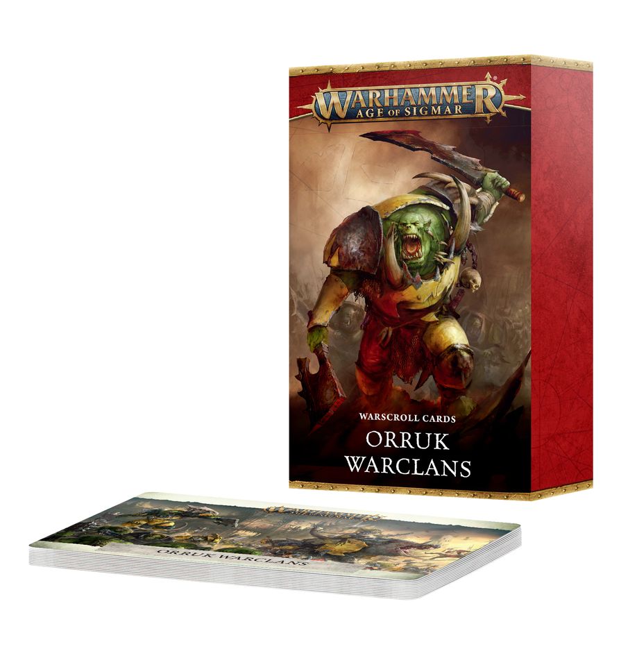 Warhammer Age of Sigmar 4th Edition: Orruk - Warscroll Cards