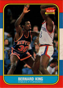 1986-87 Fleer Basketball #60 Bernard King Base Rookie Card