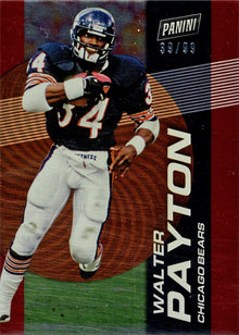 2023 Panini POTD Football Red Foil Parallel Card 60 Walter Payton 39/99