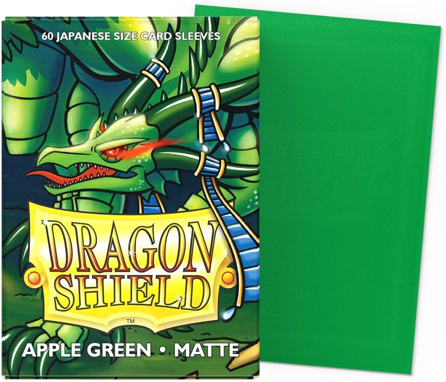 Dragon Shield Japanese Sized Matte Sleeves - Apple Green 60ct