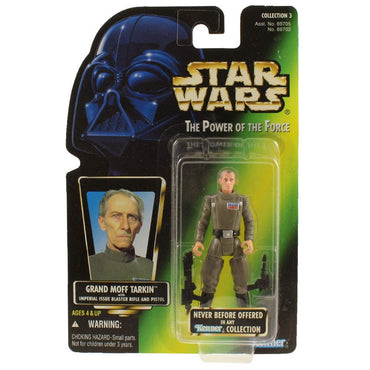 Star Wars POTF Grand Moff Tarkin Action Figure Collection 3 Green Card