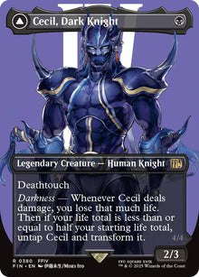 Cecil, Dark Knight // Cecil, Redeemed Paladin (Borderless) [FINAL FANTASY]