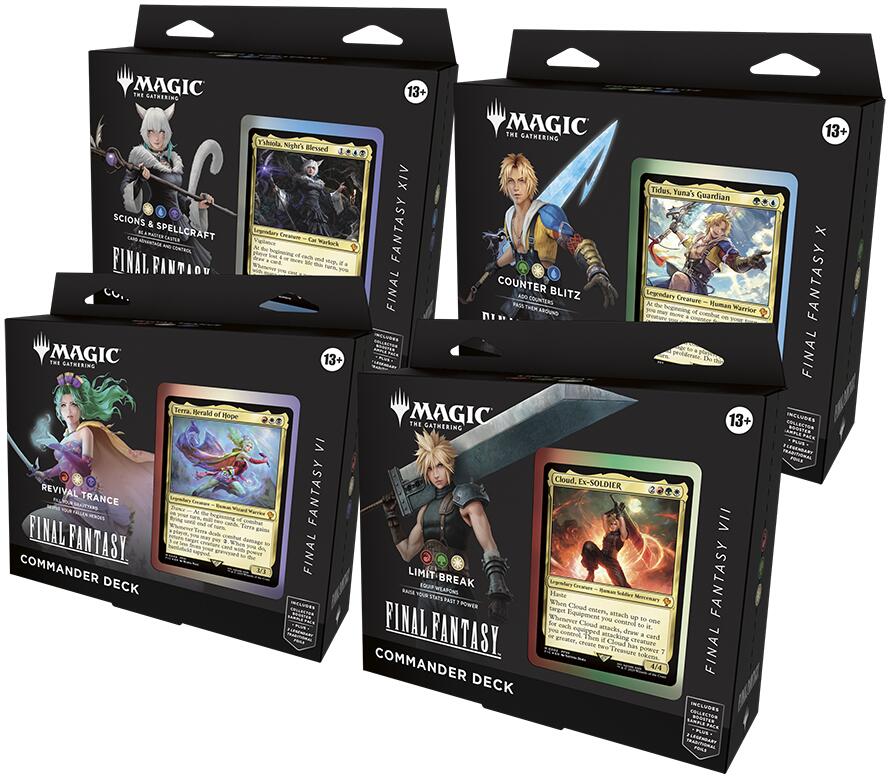 Magic MTG FINAL FANTASY Commander Deck Display