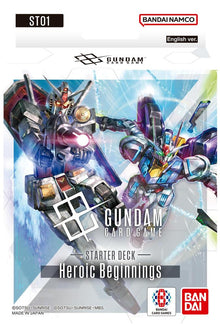 GUNDAM CARD GAME Starter Deck 01: Heroic Beginnings (ST01)