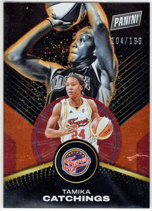 2025 Panini WNBA Player of the Day Orange Parallel Card 61 Catchings 104/199