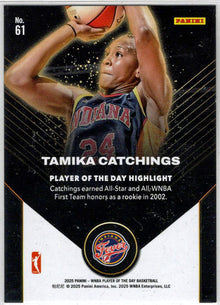 2025 Panini WNBA Player of the Day Orange Parallel Card 61 Catchings 103/199
