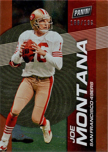 2023 Panini POTD Football Orange Foil Parallel Card 61 Joe Montana 188/199