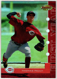 2005 Bowman's Best First Year Red Parallel Card 61 Thomas Pauly 093/199