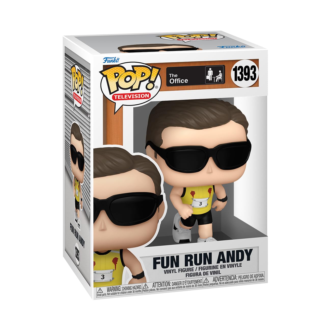 Pop TV The Office Fun Run Andy Vinyl Figure