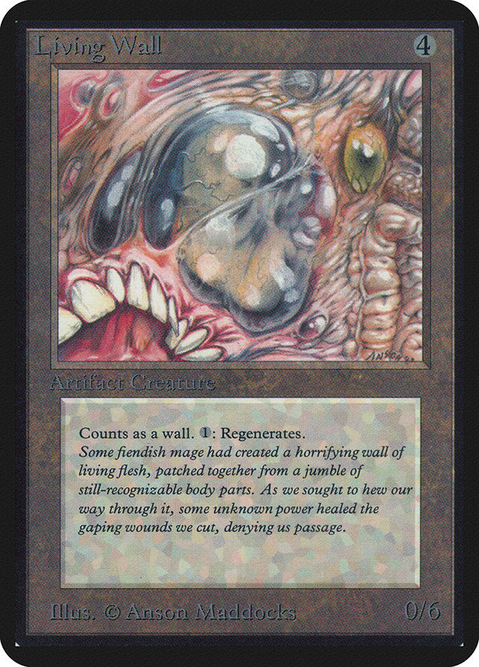 Magic: the Gathering MTG Living Wall [Alpha Edition] Graded CGC 6 Ex/NM