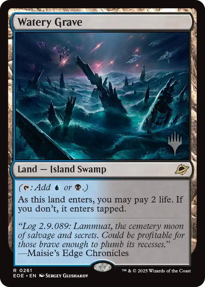 Watery Grave (Promo Pack) [Edge of Eternities Promos] Lightly Played