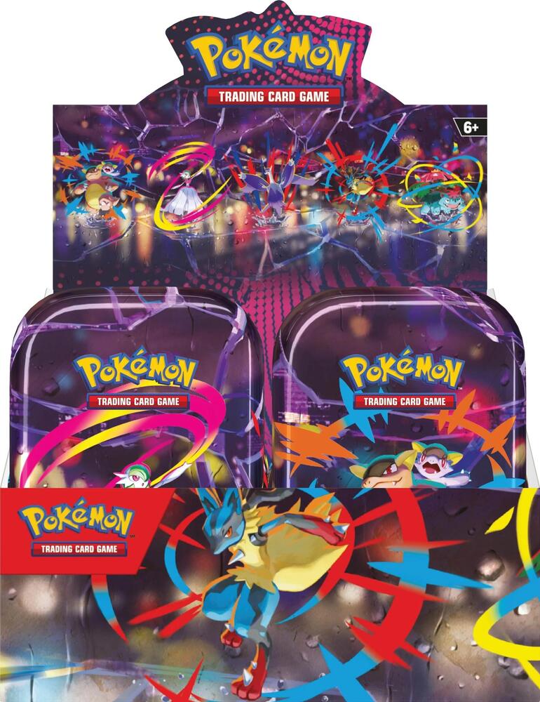 Pokemon Mega Heroes Mini-Tin Display