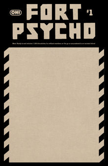 Fort Psycho #1 Cover E Blank Sketch Variant