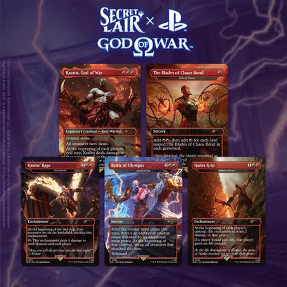 Magic MTG Secret Lair x God of War: Greek Non-Foil Edition