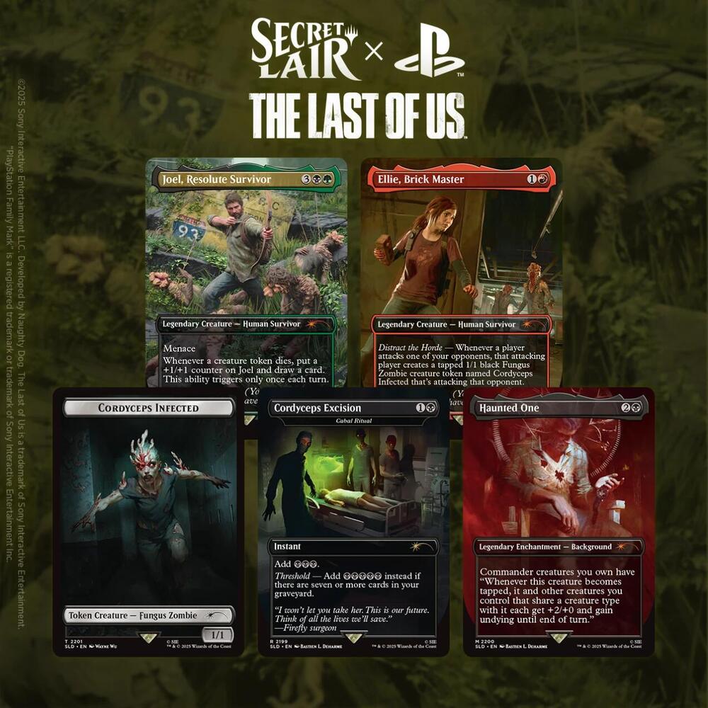 Magic MTG Secret Lair x The Last of Us: Part I Chasing Hope Non-Foil Edition