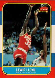 1986-87 Fleer Basketball #65 Lewis Lloyd Base Rookie Card