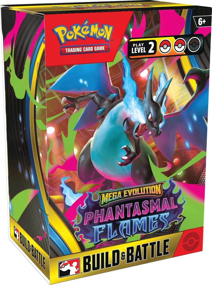 Pokemon Mega Evolution ME02: Phantasmal Flames Build & Battle Box