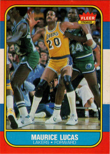 1986-87 Fleer Basketball #66 Maurice Lucas Base Rookie Card