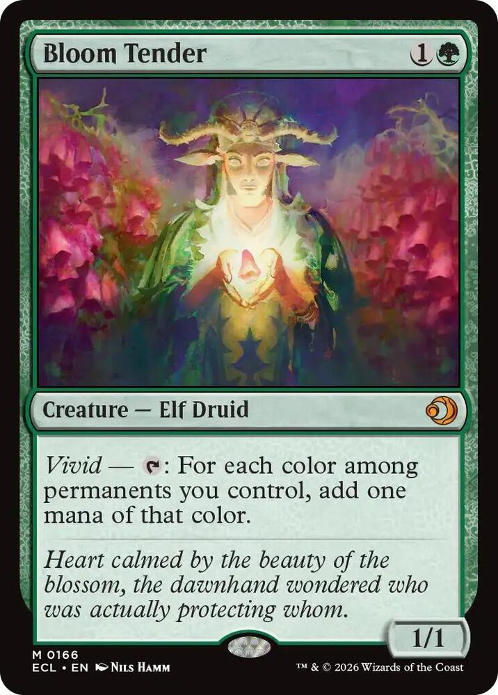 MTG Bloom Tender [Lorwyn Eclipsed] Near Mint Single Foil