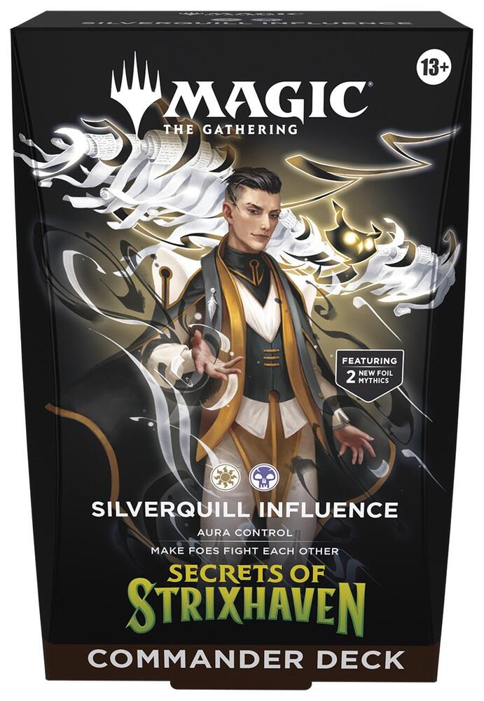 Magic MTG Secrets of Strixhaven Commander Deck - Silverquill Influence