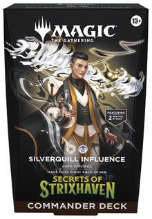 Magic MTG Secrets of Strixhaven Commander Deck - Silverquill Influence